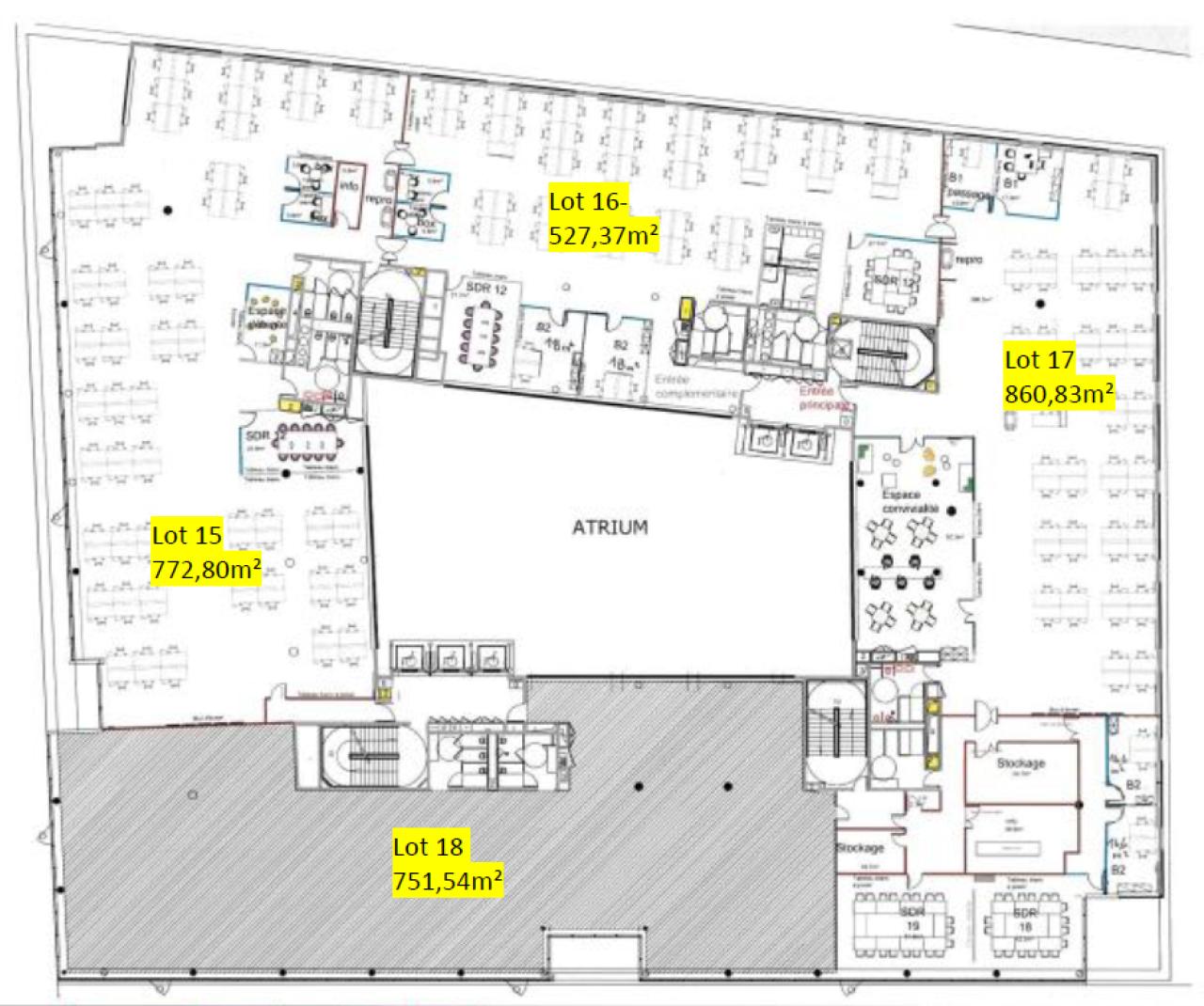 Bureau Lyon 5704m² Location bureau Lyon Rhône OLBUR2109182 43